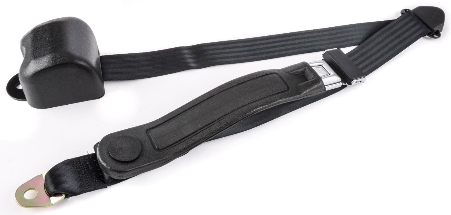 JEGS 70075 3-Point Retractable Seat Belt Sleeve/Cable Length: 12 in. Belt Width