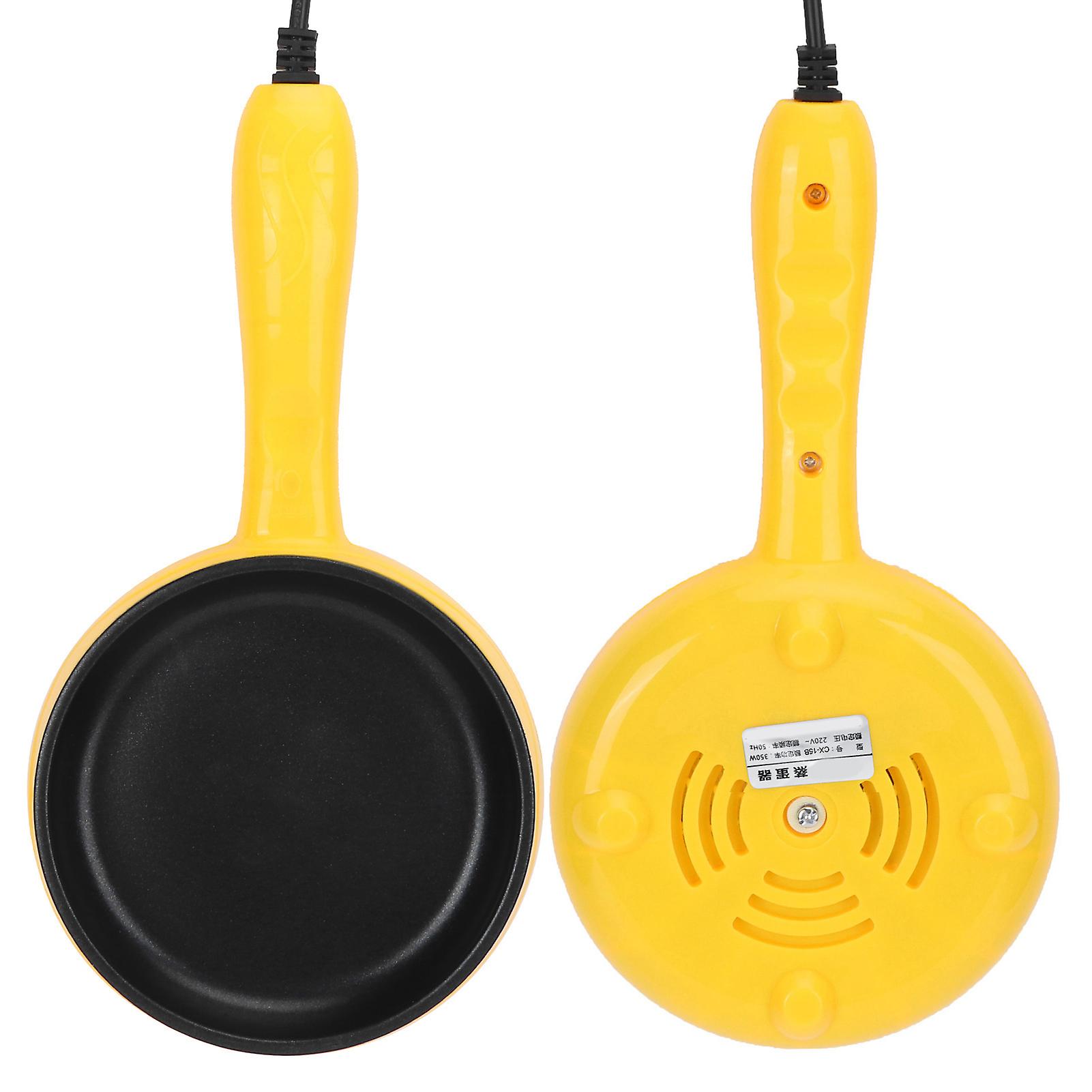 350w Mini Frying Pan Nonstick Fried Steak Pancake Egg Pan With Wooden Spatula Eu Plug 220v