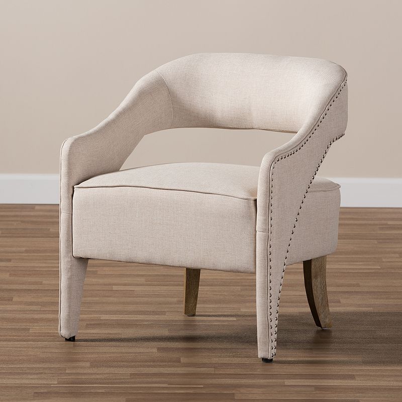 Baxton Studio Floriane Beige Chair