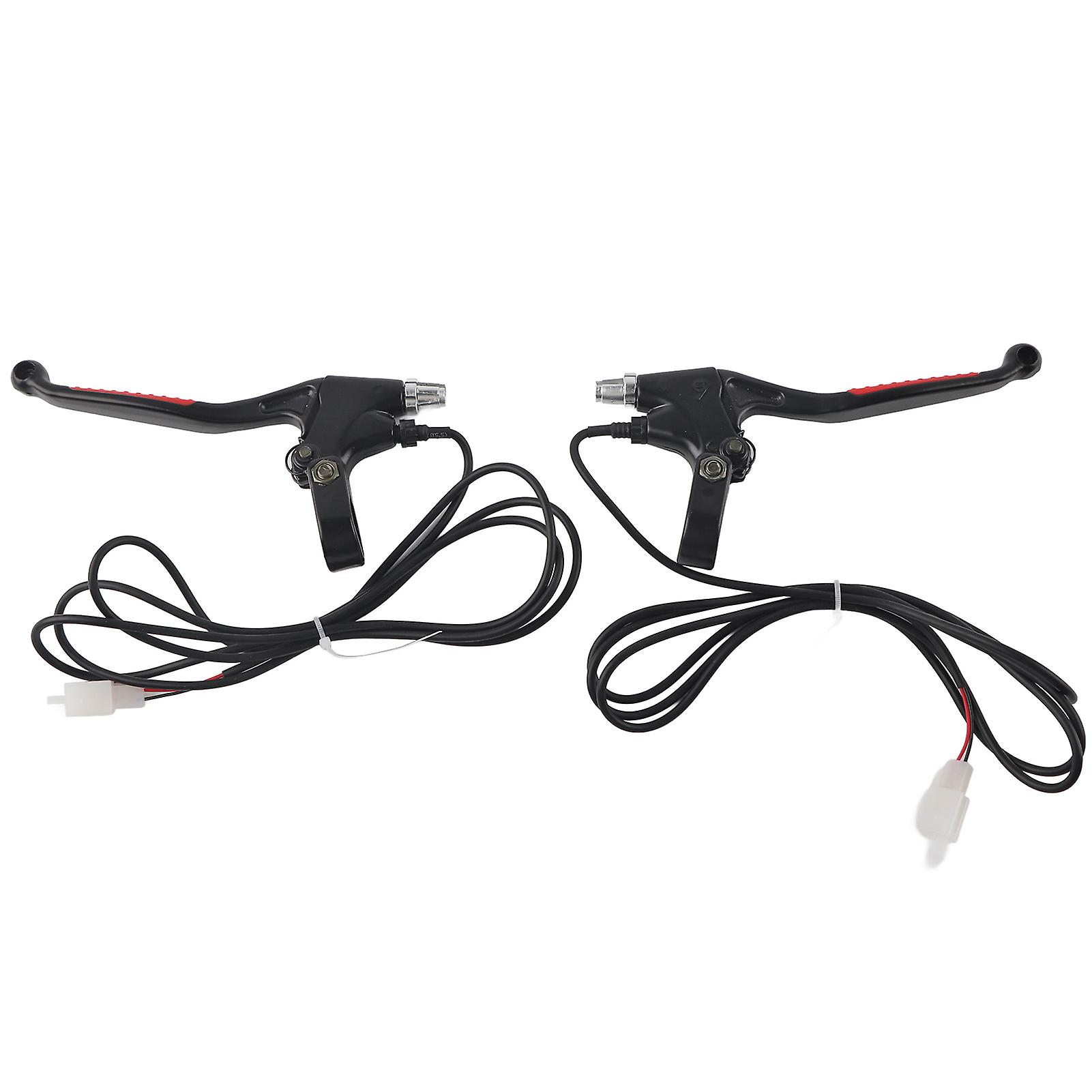 2pcs Aluminum Bicycle Brake Lever Electric Brake Handle For Electric Bicycles Scooters