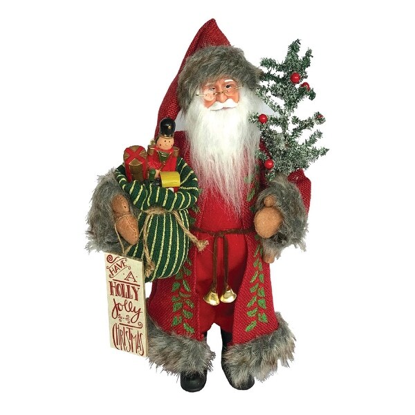 16 Santa Have a Holly Jolly Christmas Standing Christmas Figurine