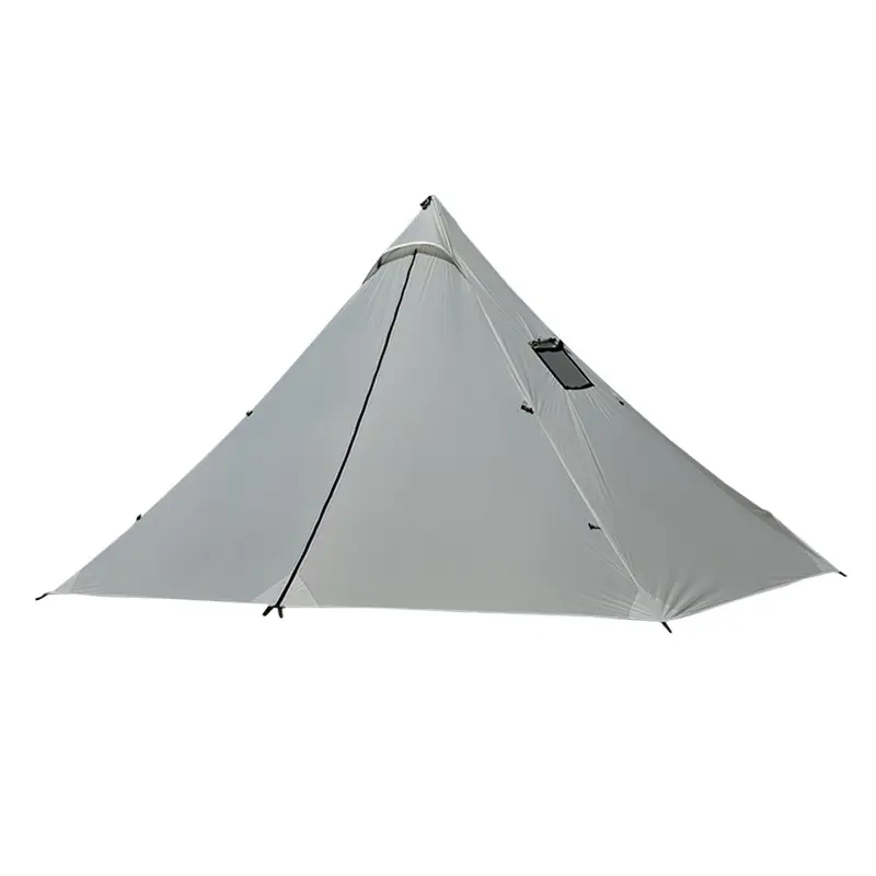 Hot Sell Hiking Camping Outdoor Ultralight Stove Teepee Cone Outing Adventure Cheap Glass Pyramid Tent