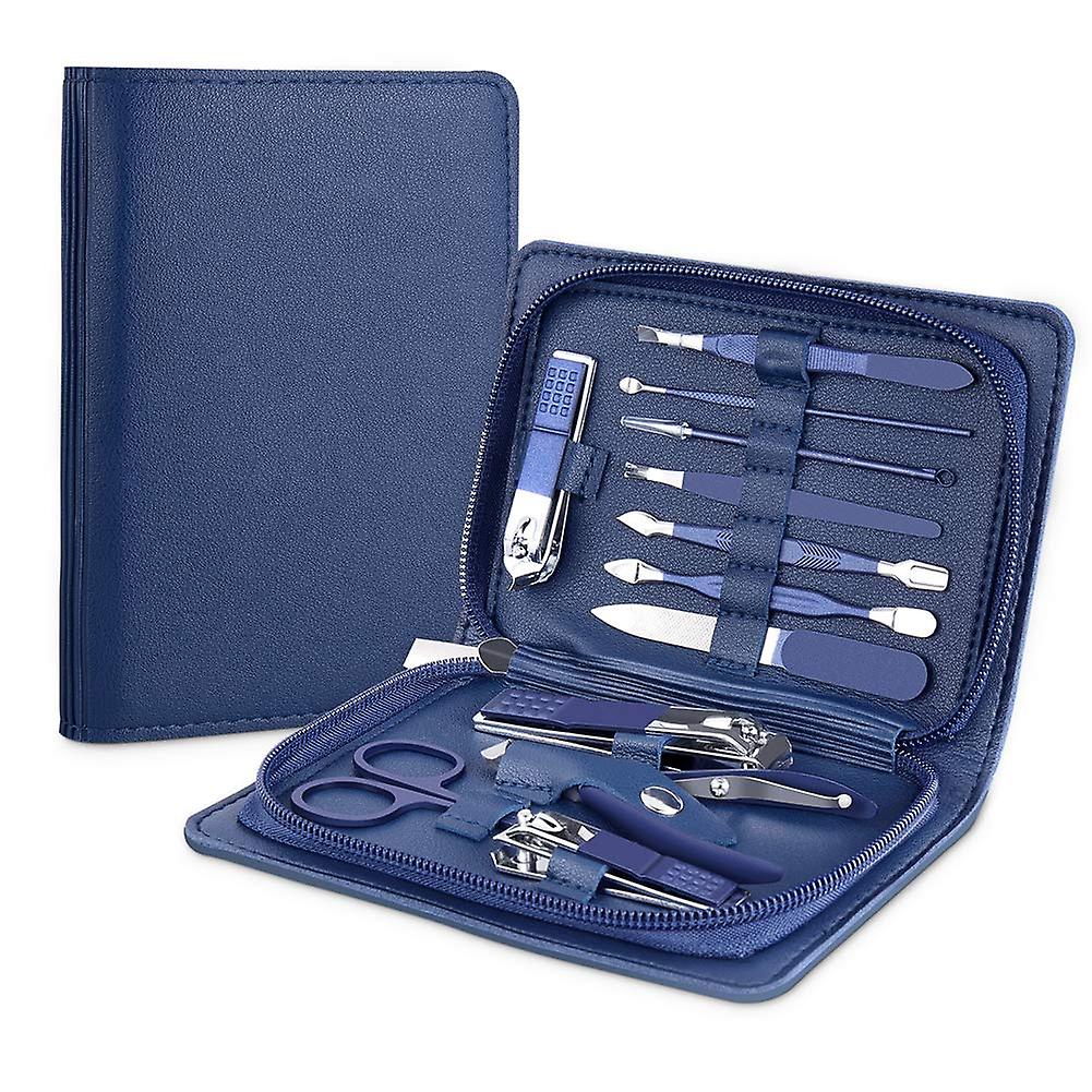 Manicure Set， Pedicure Kit， Nail Clippers， Gprofessional Grooming Kit， Nail Tools 18 In 1 With Luxurious Travel Case For Men And Women 2020 Upgraded V