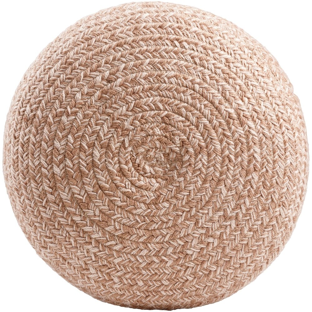 Artistic Weavers Entwined Modern   Contemporary Solid Color Pouf