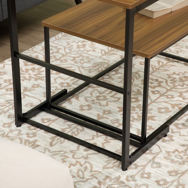 Homcom Modern Nesting Coffee Table Set For Living Room Furniture