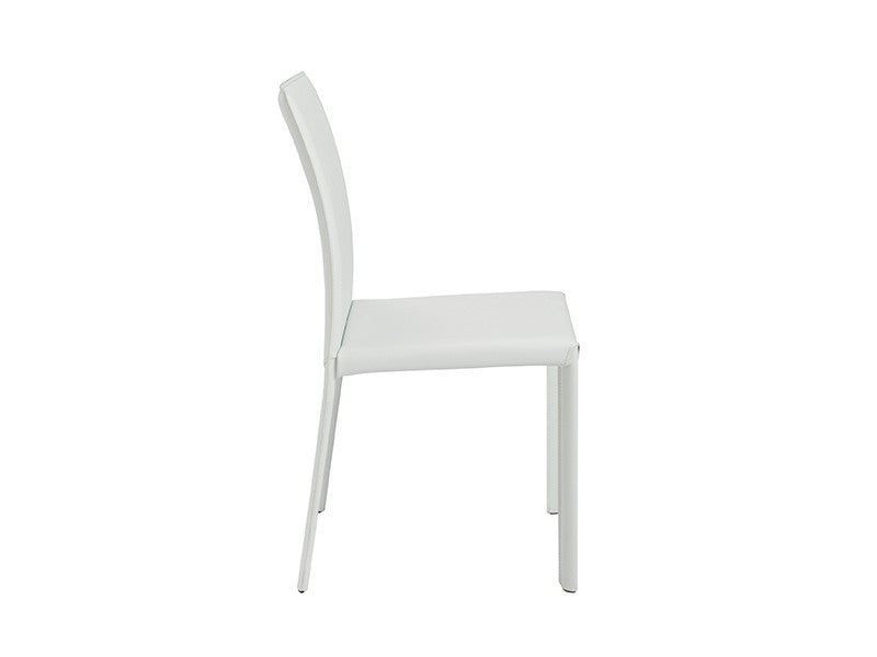 Set of Two Hasina Side Chairs in White