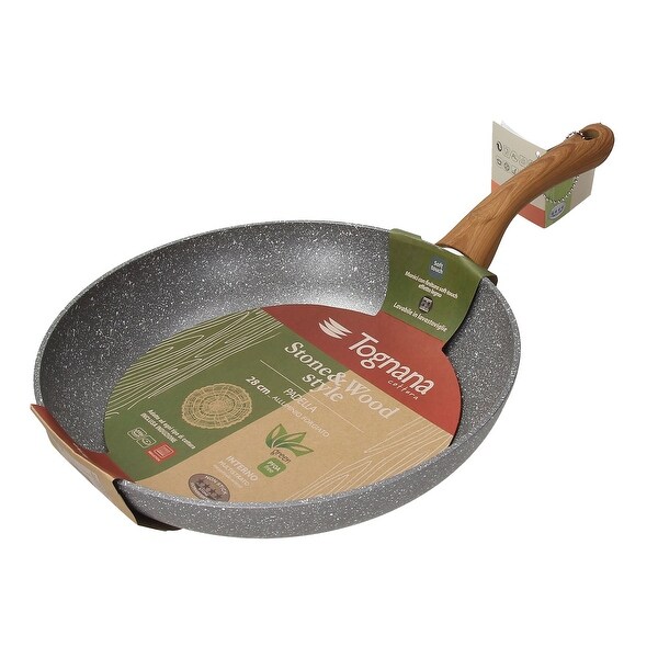 Wood and Stone Style Fry Pan