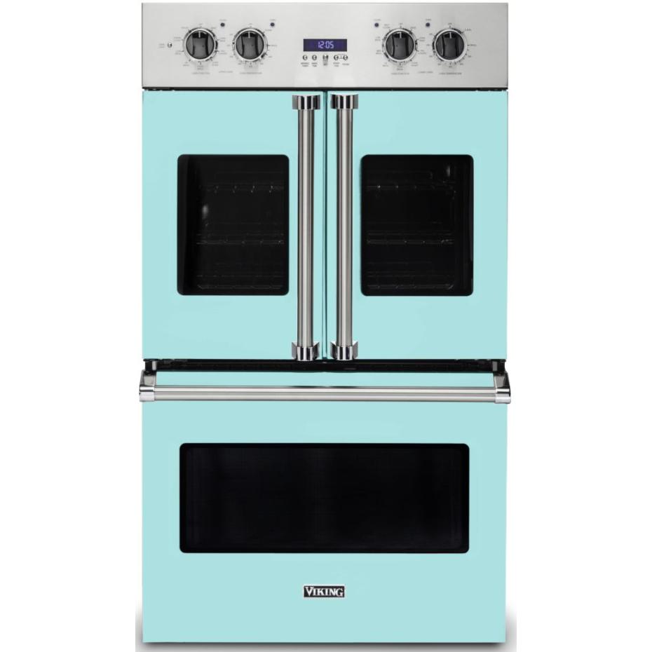 Viking 30-inch, 9.4 cu.ft. Built-in Double Wall Oven with Vari-Speed Dual Flow Convection System VDOF7301BW