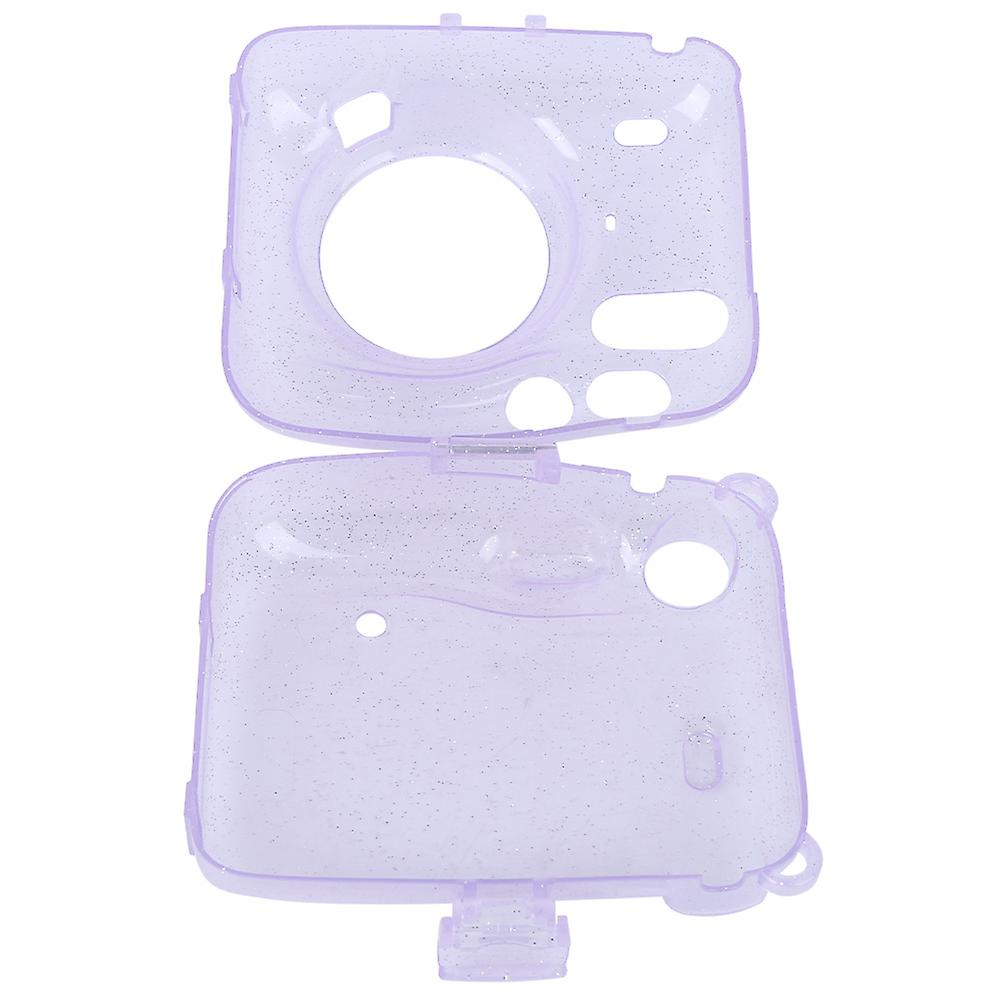 Pvc Camera Protective Case Cover Shell Scratch Proof Antifall For Instant Camera Mini11(purple )