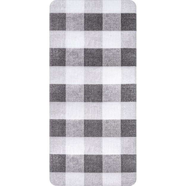 Nuloom Aisha Buffalo Plaid Anti Fatigue Kitchen Or Laundry Room Comfort Mat