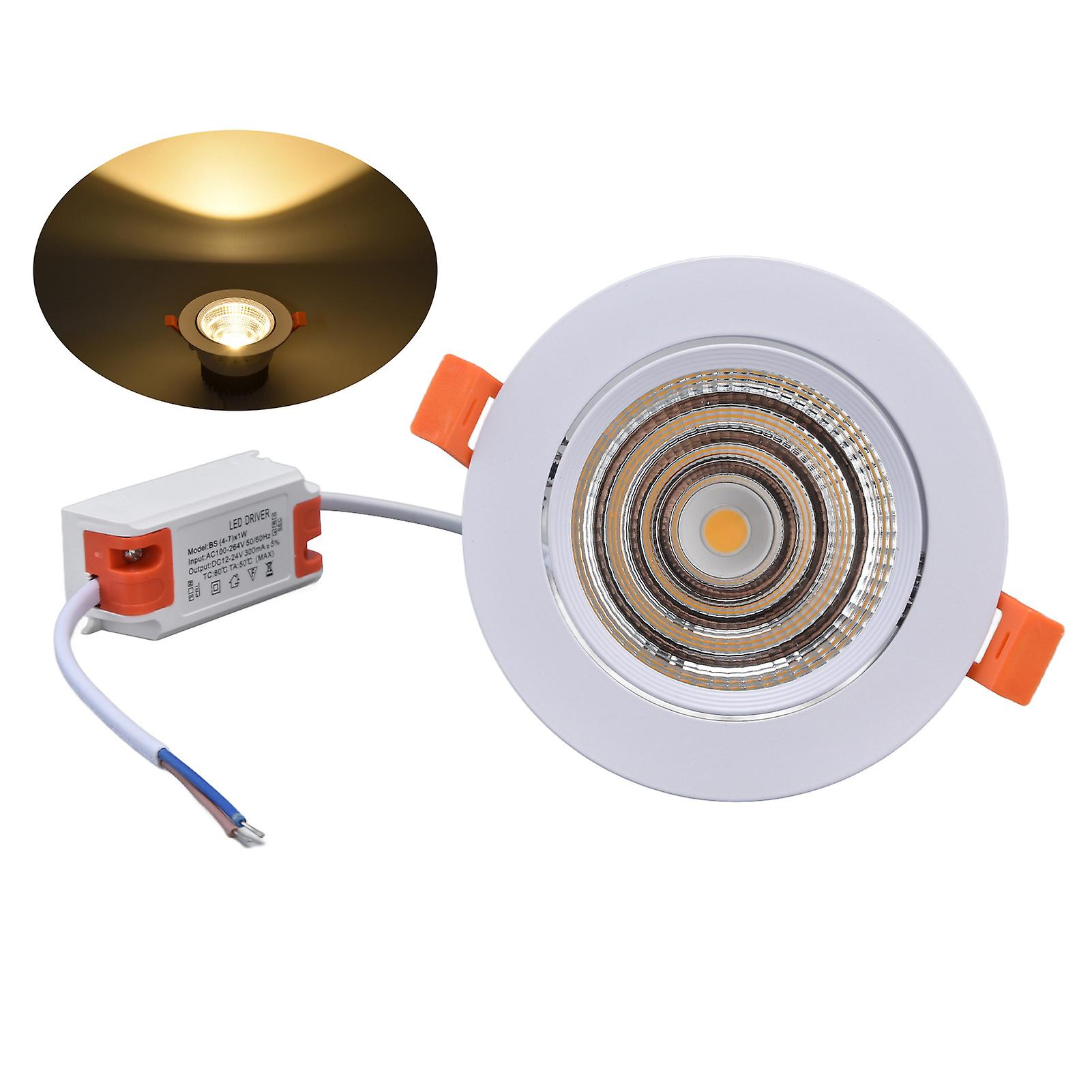 Led Embedded Spotlights Stable Light Good Heat Dissipation Anti Corrosion Easy To Install Led Downlight 100264v