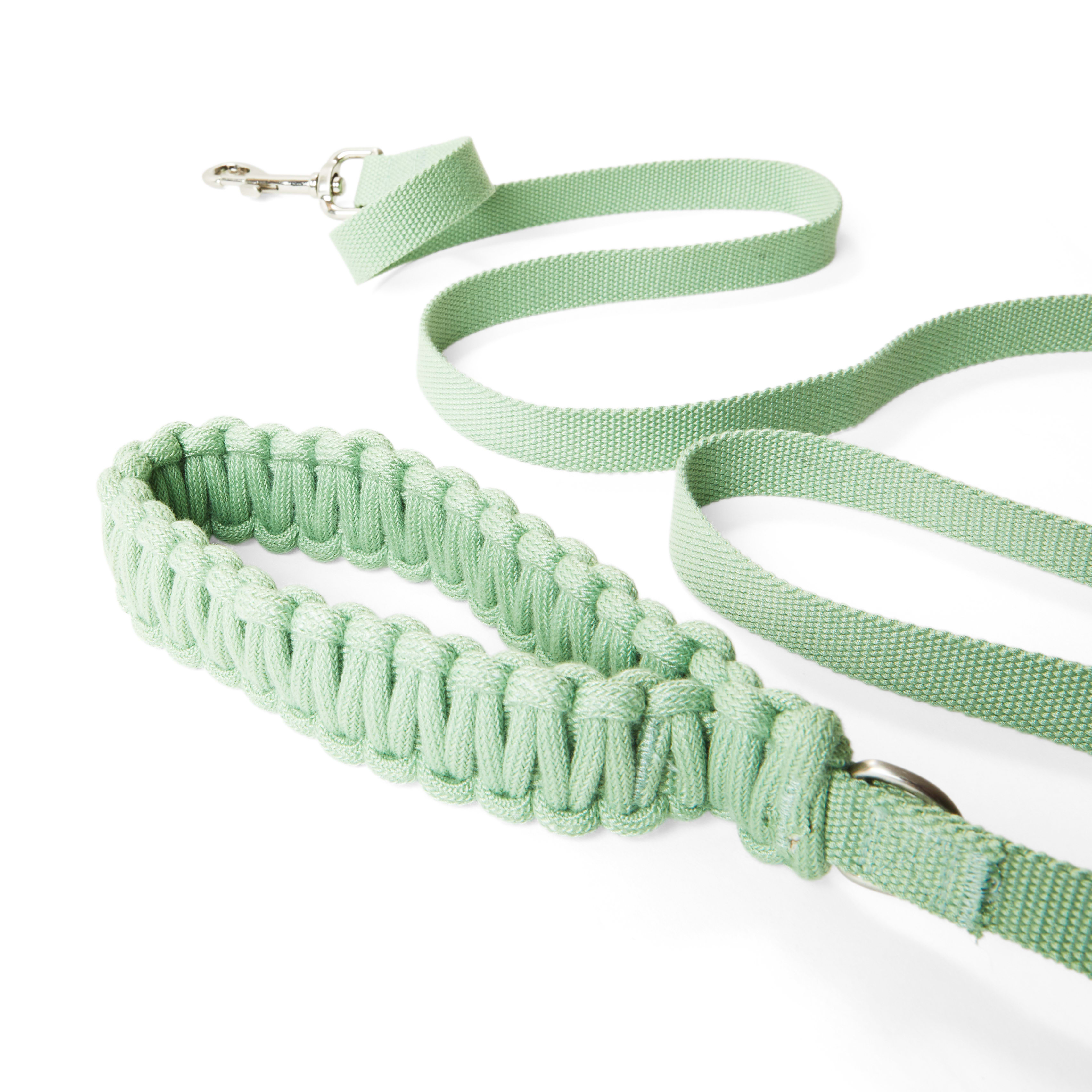 YOULY Green Macrame Dog Leash， 6 ft.