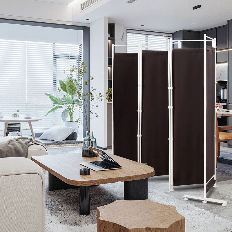 6-Panel Room Divider Folding Privacy Screen