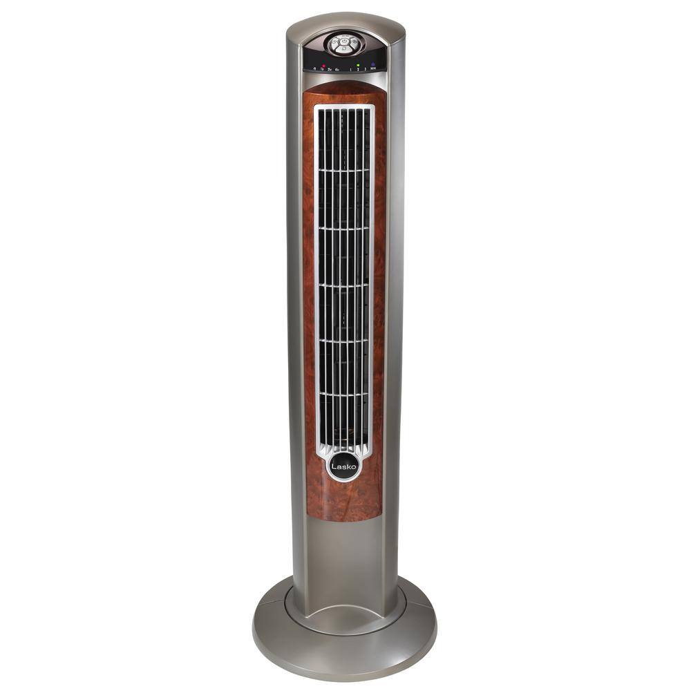 Lasko Wind Curve 42 in. 3-Speed Oscillating Tower Fan with Fresh Air Ionizer and Remote Control 2554