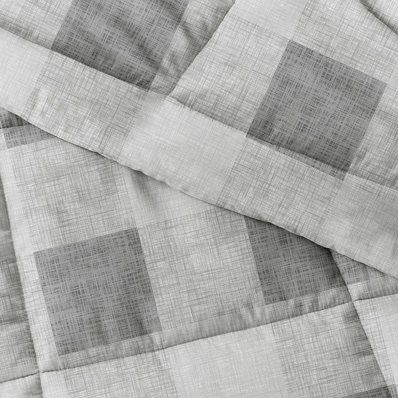 Home Collection Premium Ultra Soft Gingham Down-Alternative Comforter