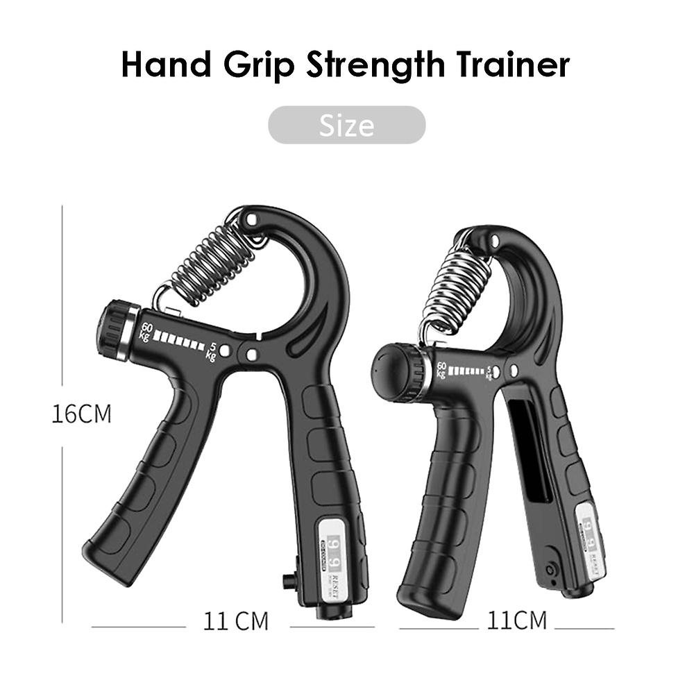 Hand Gripper Adjustable Resistance Hand Grip Strength Trainer Fingers Wrist Forearm Exerciser Workout Gear Home   Gym Exercise Equipment