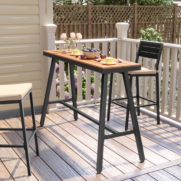 VredHom Outdoor Bar Table Bistro Dining Table