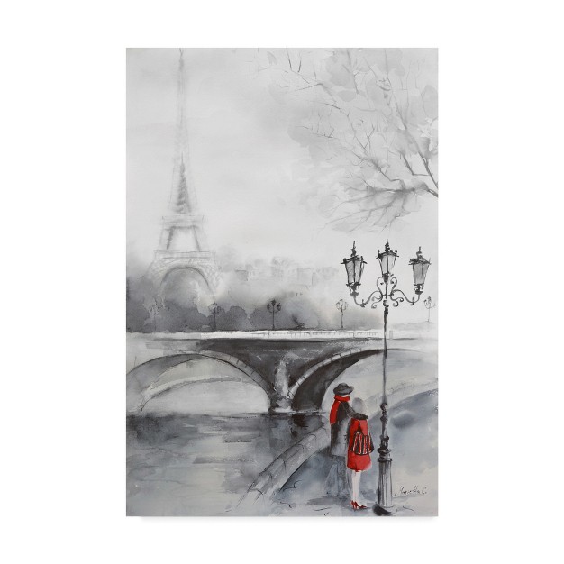 Trademark Fine Art marietta Cohen Art And Design x27 eiffel Tower Illustration 1 x27 Canvas Art