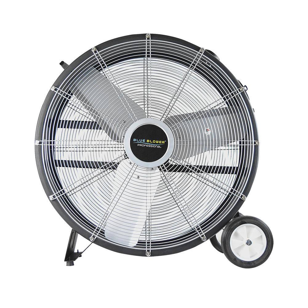 BLUE BLOWER PROFESSIONAL 30 in. Direct Drive Drum Fan BB-HVD-30C-HD