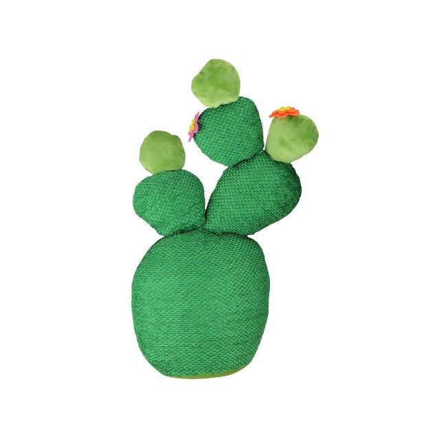 Plush Cactus Artificial Plant Table Top Decoration Green