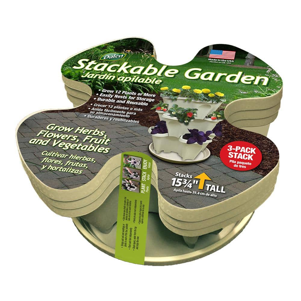 Plastic Stackable Garden Planter STGS-W