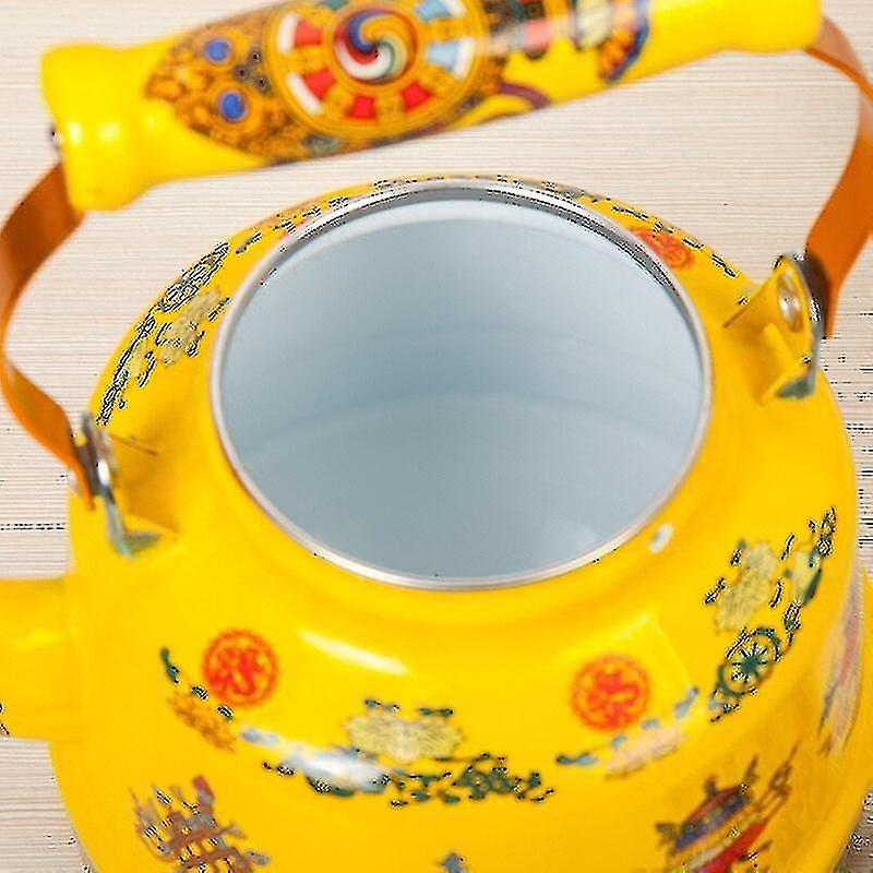 Kettle Enamel Milk Teapot Ethnic Treasures Buddhist Induction Palace