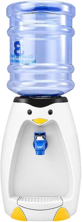 2.5l Mini Cute Penguin Water Dispenser With Water Bucket Drink 8 Water Glasses For Student Dormitory Home Office Gift