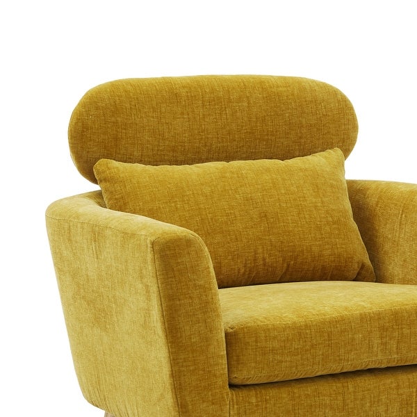 Modern Chenille Accent Chair Armchair Upholstered Reading Chair