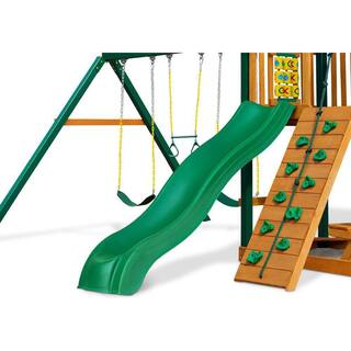 Swing-N-Slide Playsets Green Alpine Wave Slide NE 4720L