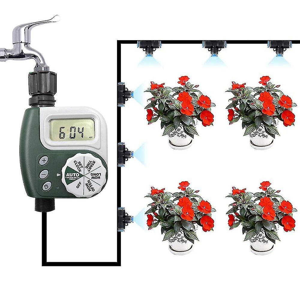 Digital Water Timer， Watering Clock Waterproof Lcd Display，us Plug