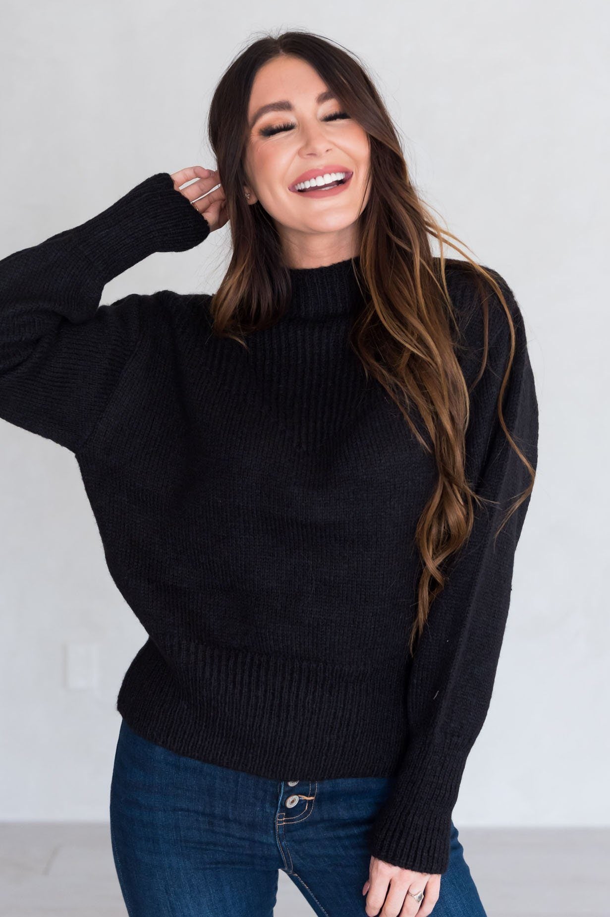 Trendy Basic Modest Turtleneck