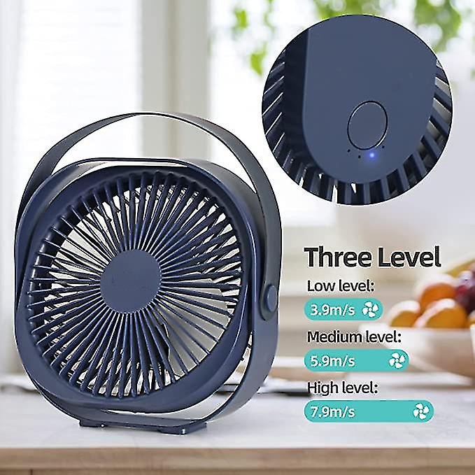 Desk Fan， Usb Portable Fan 8