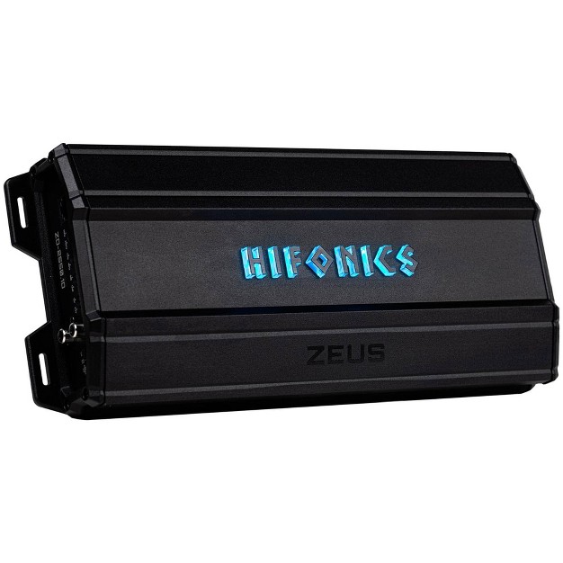 Hifonics Zeus Delta 2 550 Watt Compact Mono Block Nickel Plated Mobile Car Audio Amplifier With Auto Turn On Feature Zd 2550 1d Black