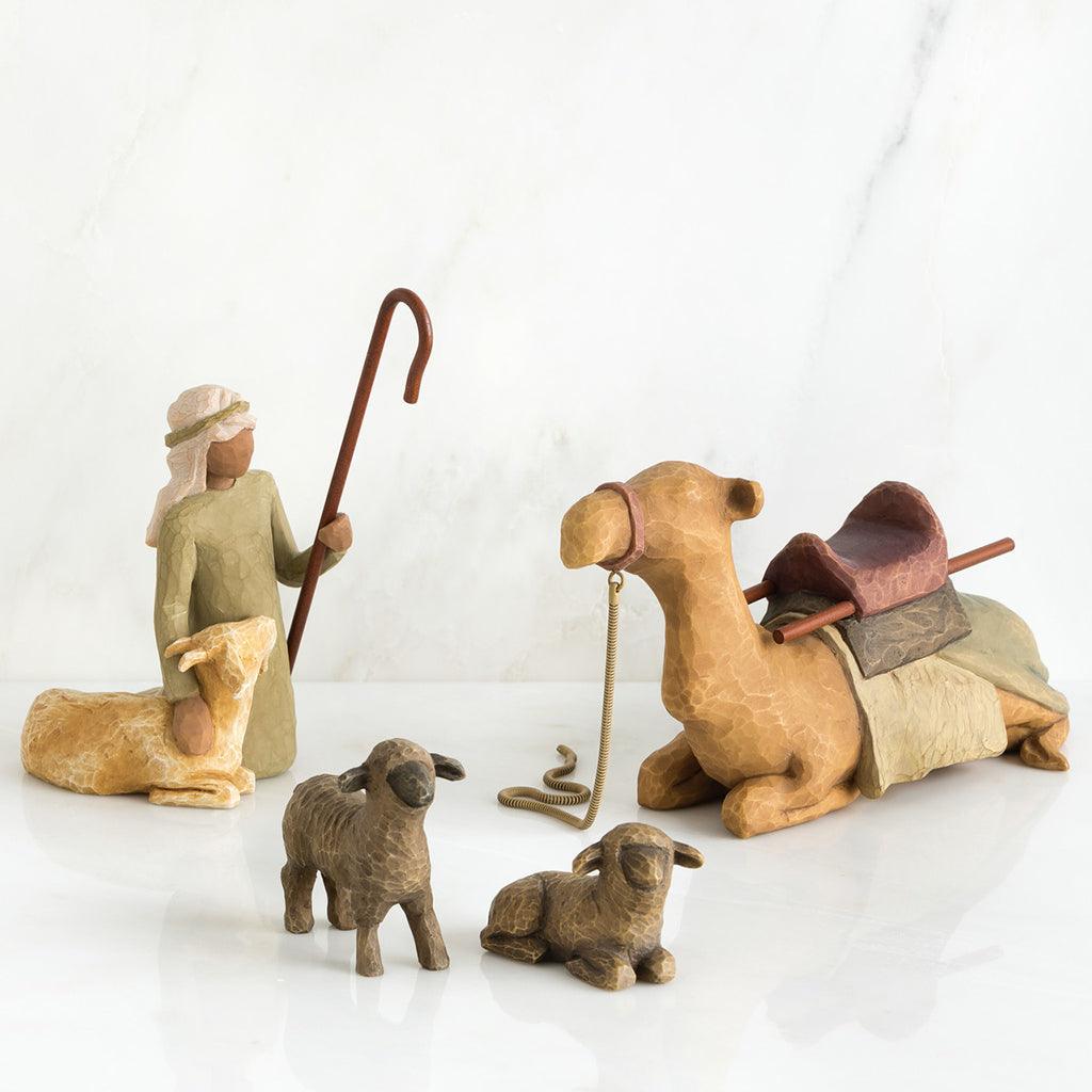 Willow Tree  Shepherd and Stable Animals Figurine