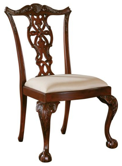 Carved Hepplewhite Shield Back Chair   Victorian   Dining Chairs   by Maitland Smith  Houzz