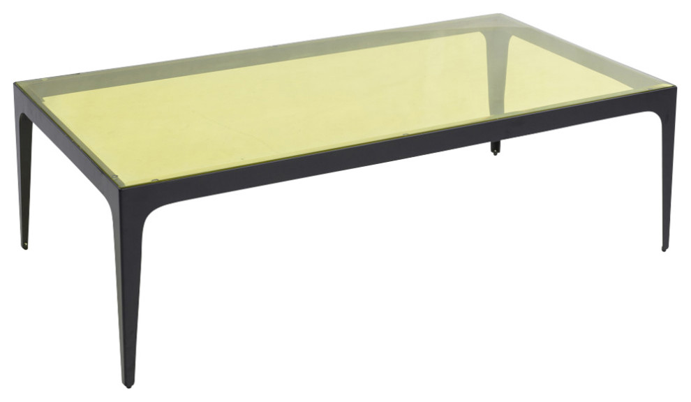 Dynasty Coffee Table Glass Top   Transitional   Coffee Tables   by Bellini Modern Living  Houzz