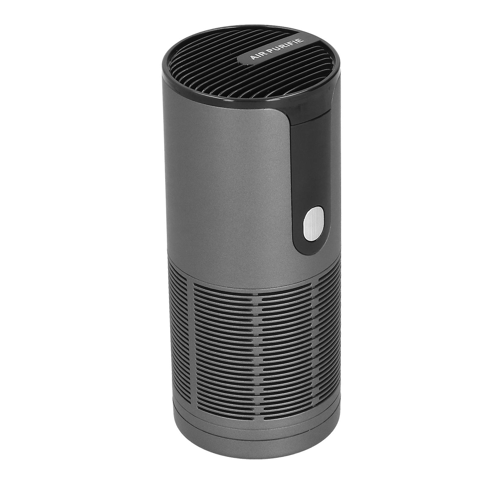 10 Million Negative Ion Air Purifier Portable Air Cleaner 3 Gear Adjustment for Home Car Accessories USB ChargingBlack