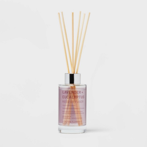 100ml Glass Reed Diffuser Lavender amp Eucalyptus