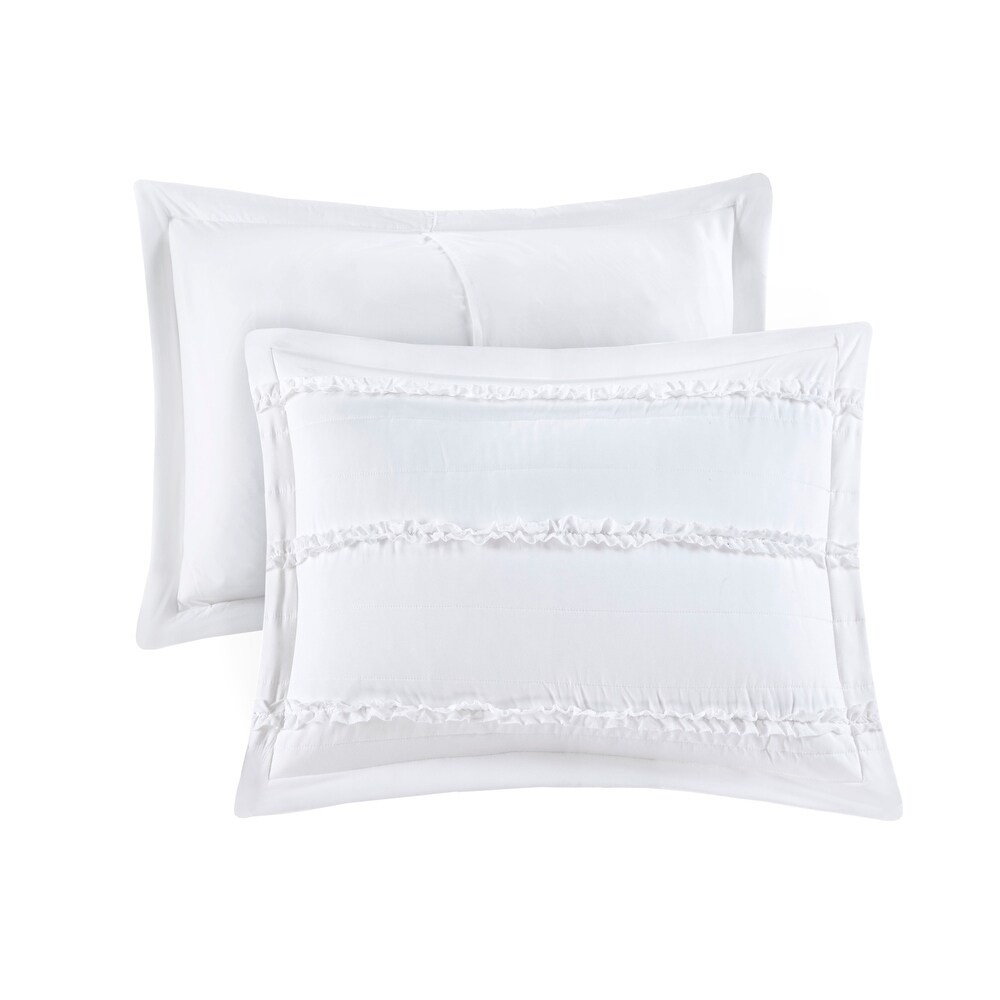 Copper Grove Burwell White Comforter Set