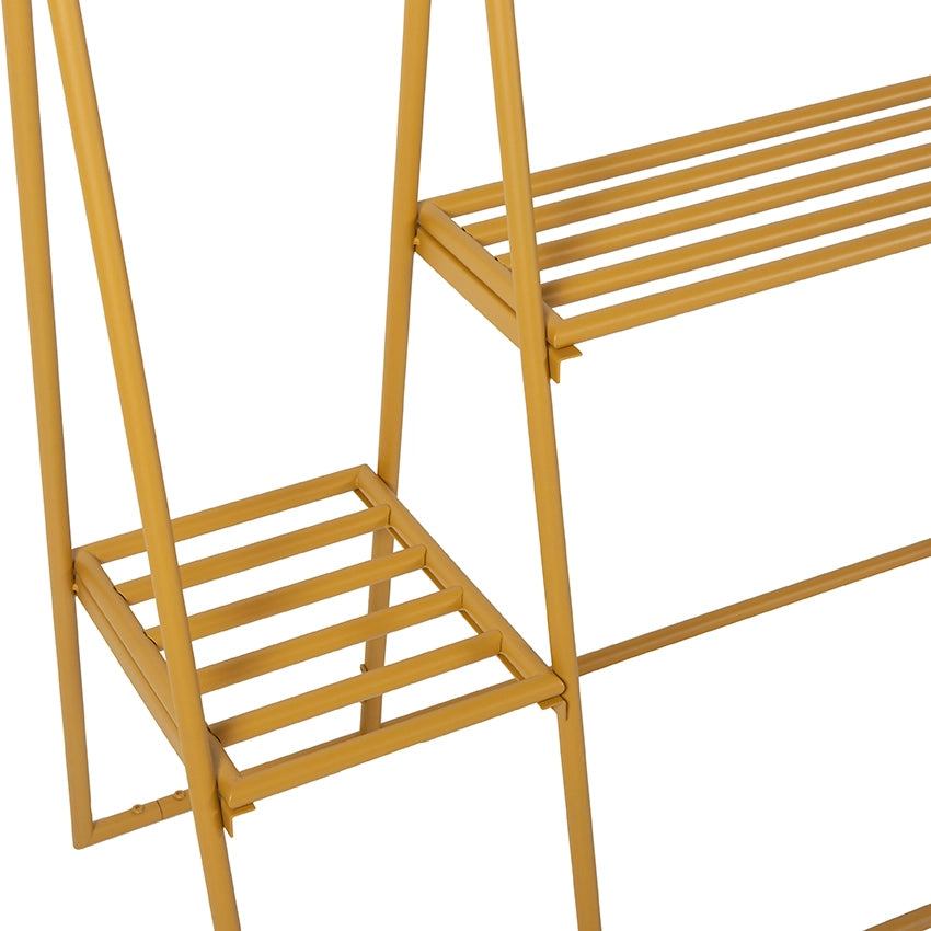 Open wardrobe rack - ginger orange