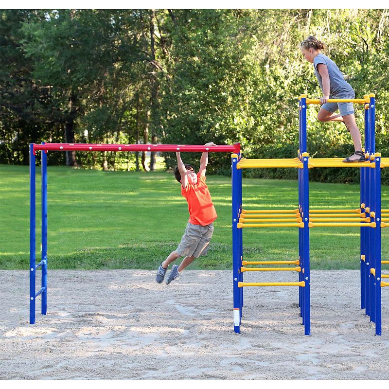 ActivPlay Modular Jungle Gym with Swing Set， and Monkey Bars Kit