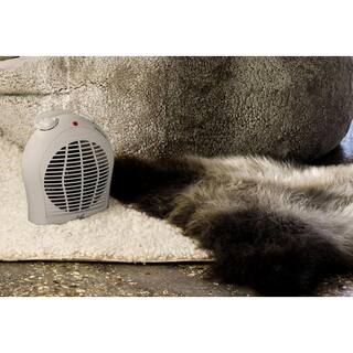 Vie Air 1500-Watt 2-Settings Electric Portable Fan Heater with Adjustable Thermostat 985100344M