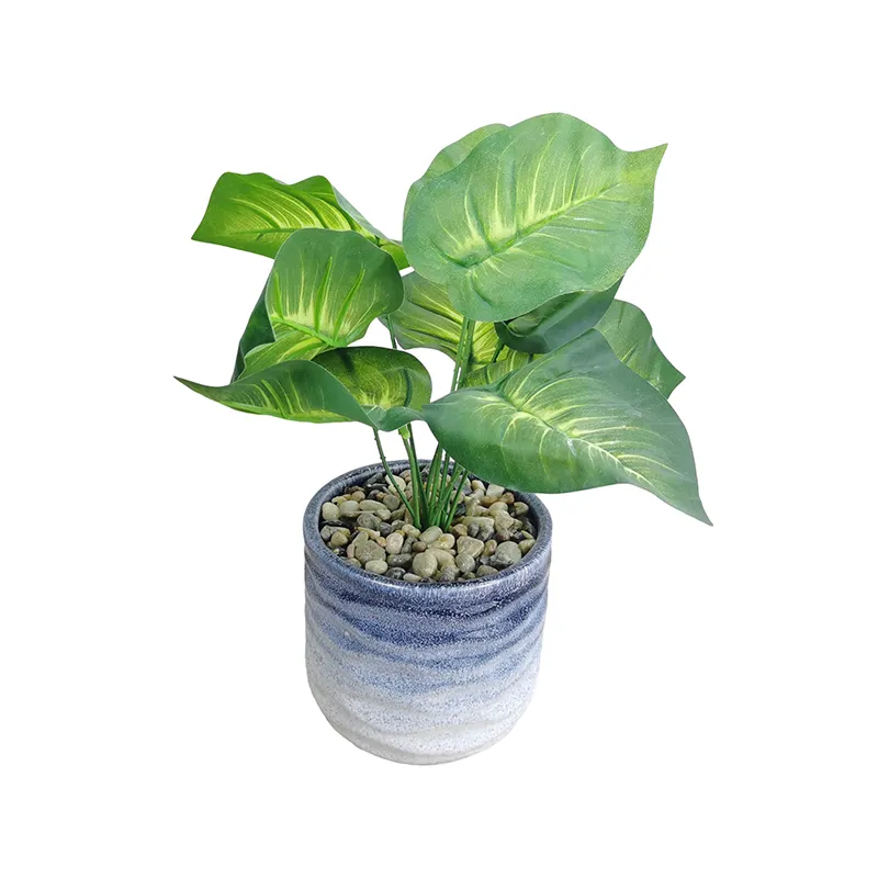 Indoor/Outdoor Decorative Artificial Greenery Plant Flower Pot  Plastic Plants for Wall and Floor Garden Supplies