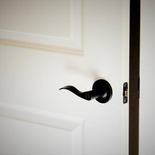 DELANEY HARDWARE Callan Bennett Edged Oil Rubbed Bronze BedBath Door Handle BN5027R