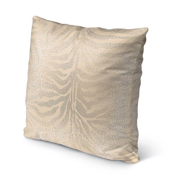 ZEBRA SPOTS CREAM Indoor|Outdoor Pillow By Kavka Designs