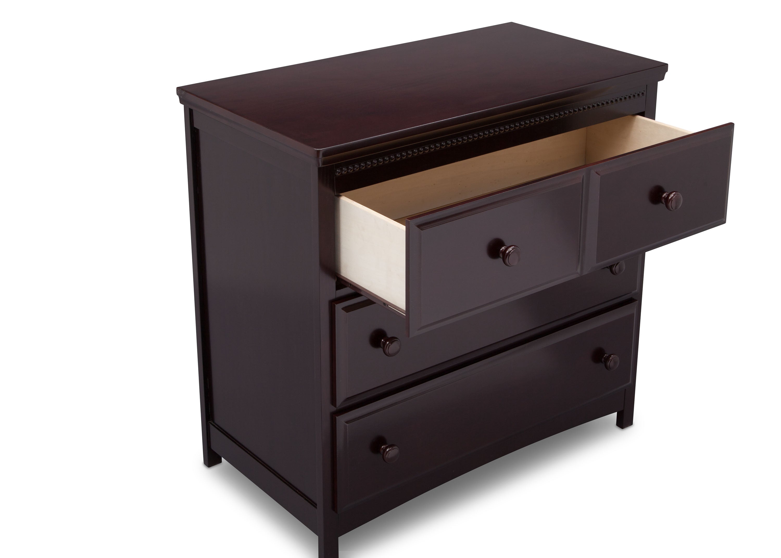 Delta Children Waverly 3 Drawer Dresser with Changing Top, Dark Chocolate