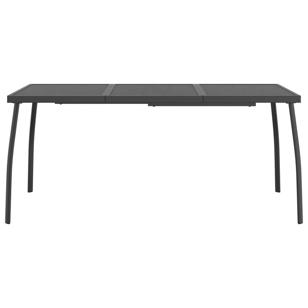 vidaXL Patio Table Anthracite 19.7\