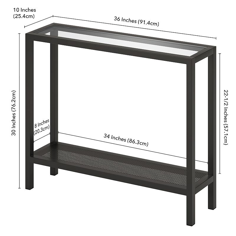 Finley and Sloane Rigan 2-Tier Console Table