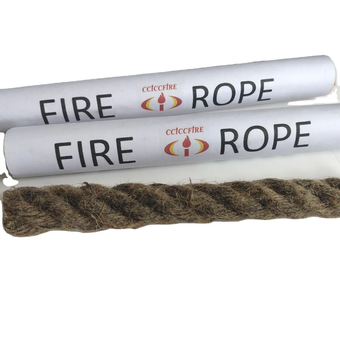 20*200 mm Paper Tube Ignition Hemp Rope Firelighter for Outdoor Camping Hiking Survival Tinder Rope