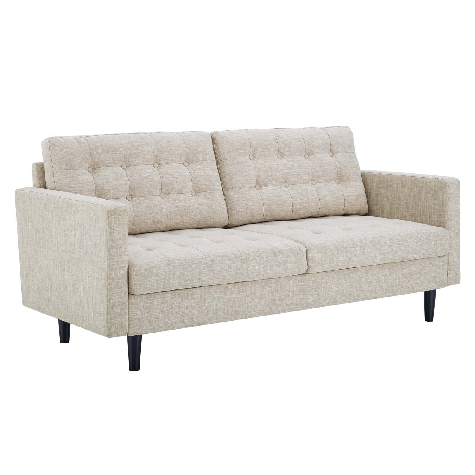 Exalt Tufted Fabric Sofa-EEI-4445